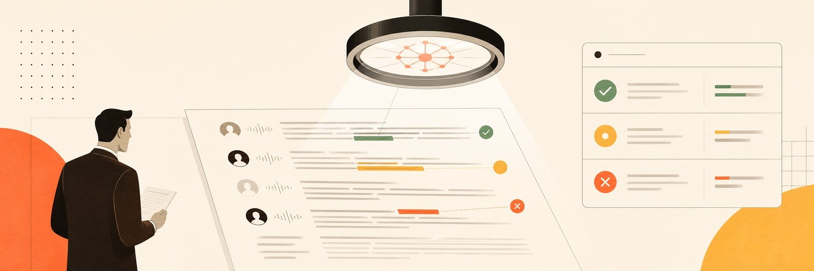 Чек-лист скоринга — что ИИ помечает в каждом разговоре