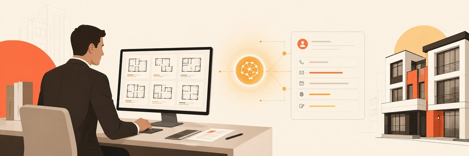 Сценарий внедрения для недвижимости и amoCRM