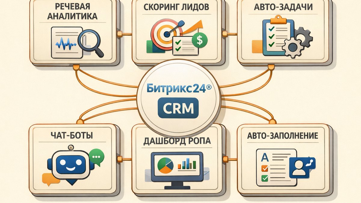 6 модулей AI-интеграции с Bitrix24