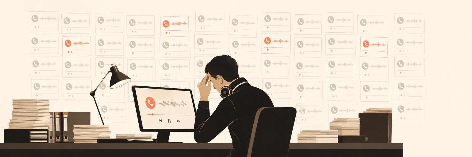 Один человек ОКК физически не успевает прослушать поток звонков