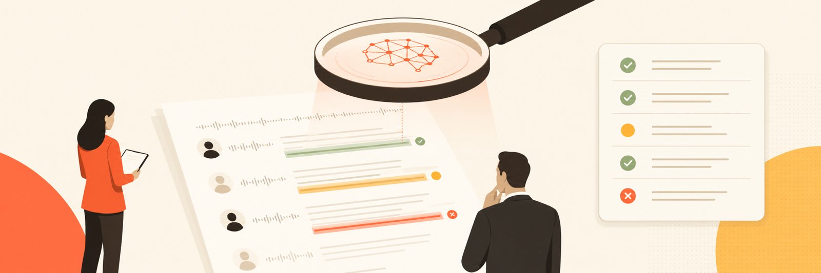 Чек-лист скоринга — что ИИ помечает в каждом разговоре